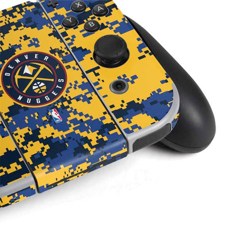 NBA Denver Nuggets Digi Camo Nintendo Switch OLED (2021) Skin