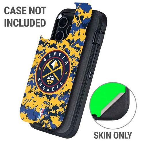 NBA Denver Nuggets Digi Camo Otterbox Defender iPhone Skin