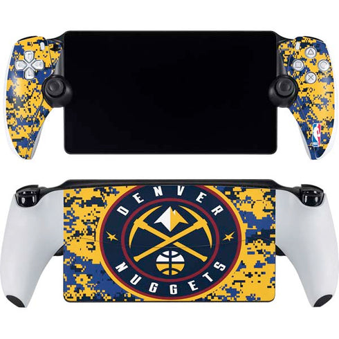 NBA Denver Nuggets Digi Camo PlayStation Portal Remote Player Skin