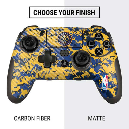 NBA Denver Nuggets Digi Camo PlayStation Scuf Vantage 2 Controller Skin