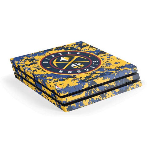 NBA Denver Nuggets Digi Camo PS4 Pro Console Skin