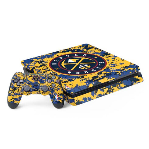 NBA Denver Nuggets Digi Camo PS4 Slim Bundle Skin