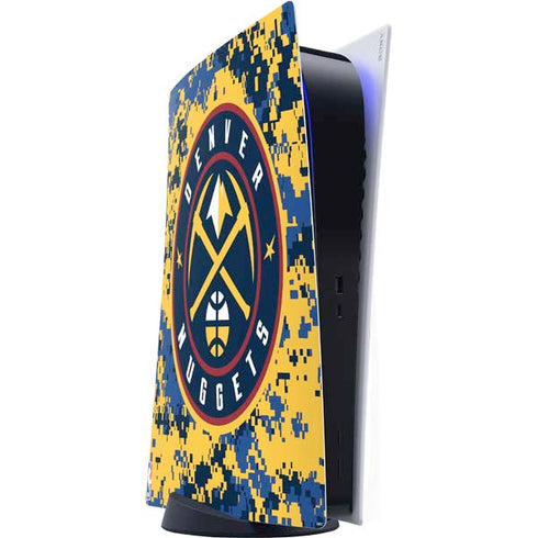 NBA Denver Nuggets Digi Camo PS5 Digital Edition Console Skin