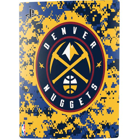 NBA Denver Nuggets Digi Camo PS5 Digital Edition Console Skin