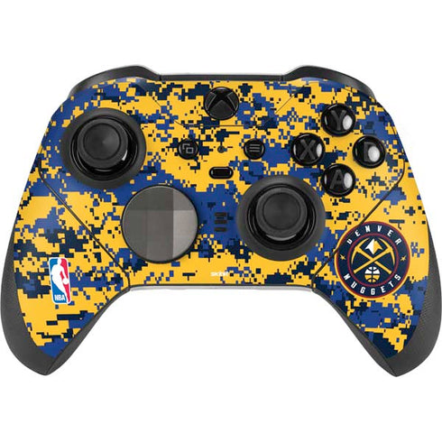NBA Denver Nuggets Digi Camo Xbox Elite Wireless Controller Series 2 Skin