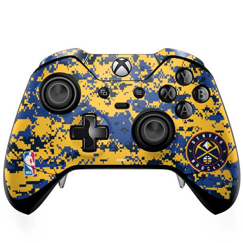 NBA Denver Nuggets Digi Camo Xbox One Elite Controller Skin