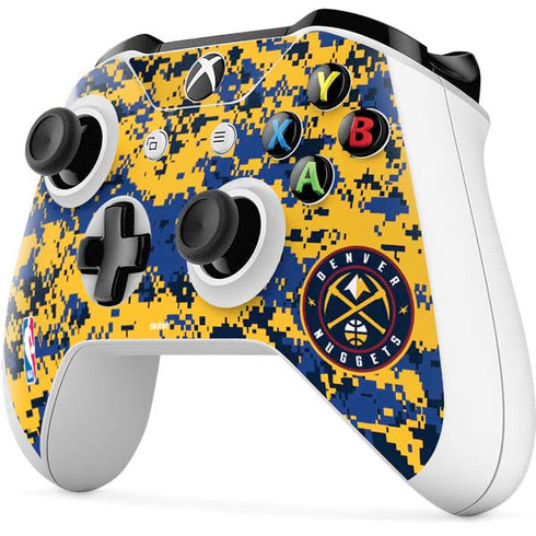 NBA Denver Nuggets Digi Camo Xbox One S All-Digital Edition Bundle Skin