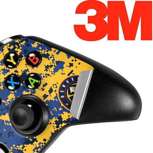 NBA Denver Nuggets Digi Camo Xbox One S Controller Skin