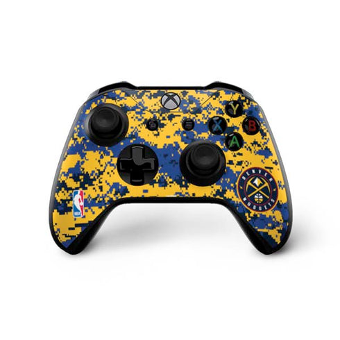 NBA Denver Nuggets Digi Camo Xbox One X Controller Skin
