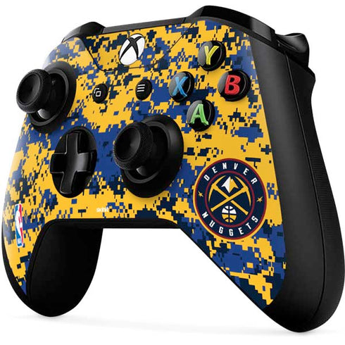 NBA Denver Nuggets Digi Camo Xbox One X Controller Skin