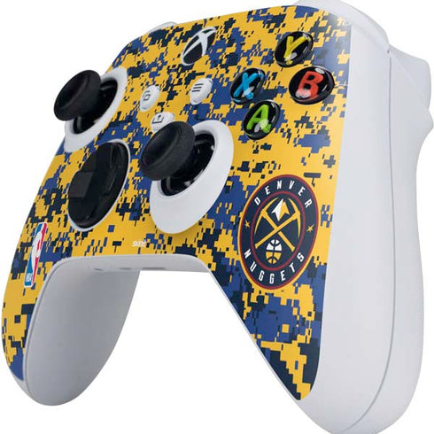 NBA Denver Nuggets Digi Camo Xbox Series S Controller Skin