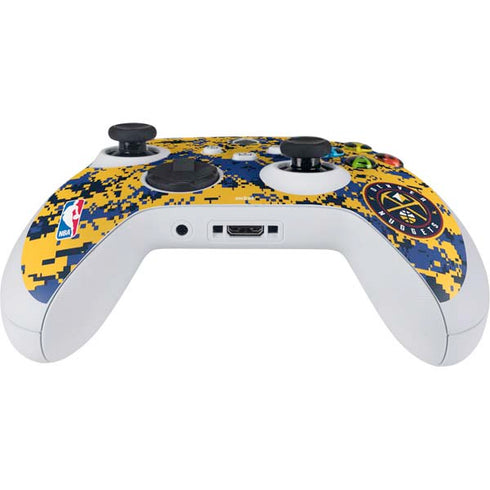 NBA Denver Nuggets Digi Camo Xbox Series S Controller Skin