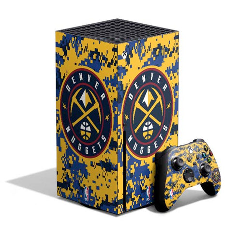 NBA Denver Nuggets Digi Camo Xbox Series X Bundle Skin