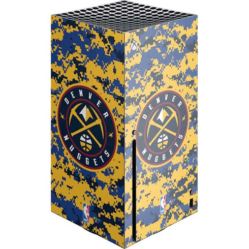 NBA Denver Nuggets Digi Camo Xbox Series X Console Skin