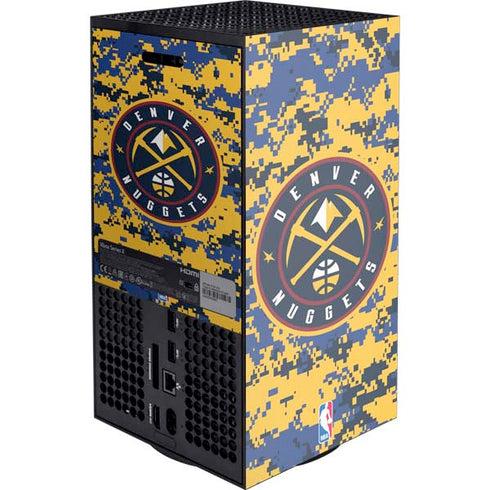 NBA Denver Nuggets Digi Camo Xbox Series X Console Skin
