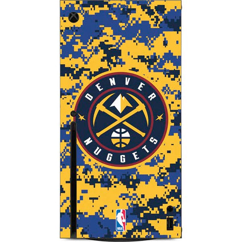 NBA Denver Nuggets Digi Camo Xbox Series X Console Skin