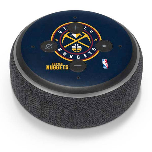 NBA Denver Nuggets Distressed Amazon Echo Dot Skin