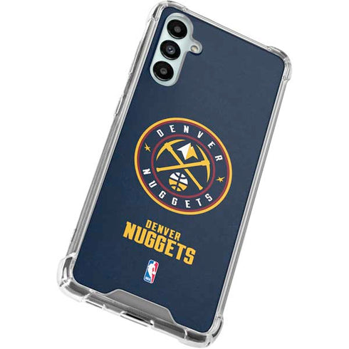 NBA Denver Nuggets Distressed Galaxy A15 5G Clear Case