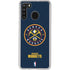 NBA Denver Nuggets Distressed Galaxy A21 Clear Case