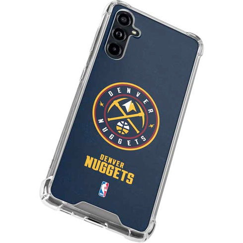 NBA Denver Nuggets Distressed Galaxy A54 5G Clear Case
