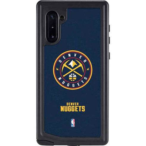 NBA Denver Nuggets Distressed Galaxy Note 10 Waterproof Case