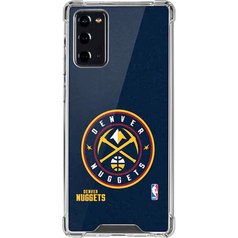 NBA Denver Nuggets Distressed Galaxy Note20 5G Clear Case