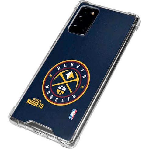 NBA Denver Nuggets Distressed Galaxy Note20 5G Clear Case