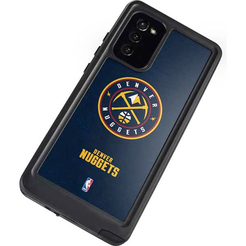 NBA Denver Nuggets Distressed Galaxy Note20 5G Waterproof Case
