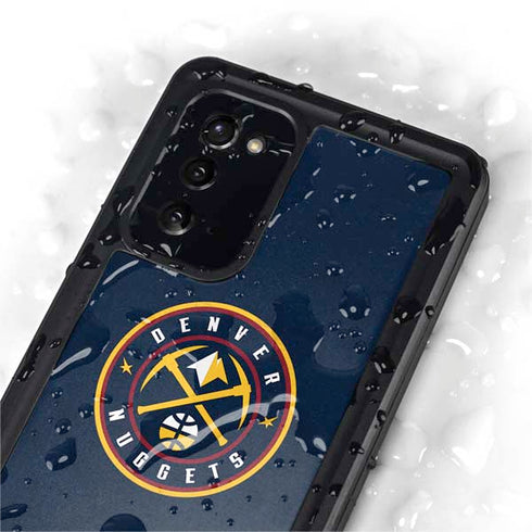 NBA Denver Nuggets Distressed Galaxy Note20 5G Waterproof Case