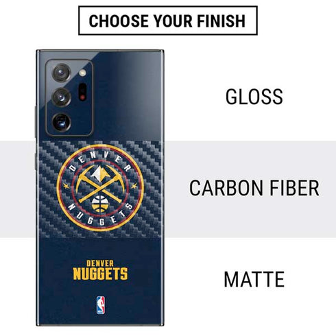 NBA Denver Nuggets Distressed Galaxy Note20 Ultra 5G Skin
