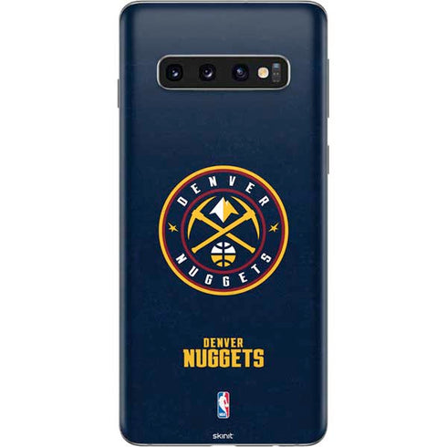 NBA Denver Nuggets Distressed Galaxy S10 Skin