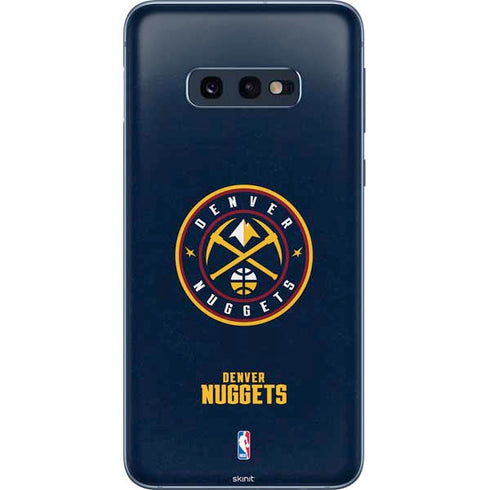 NBA Denver Nuggets Distressed Galaxy S10e Skin