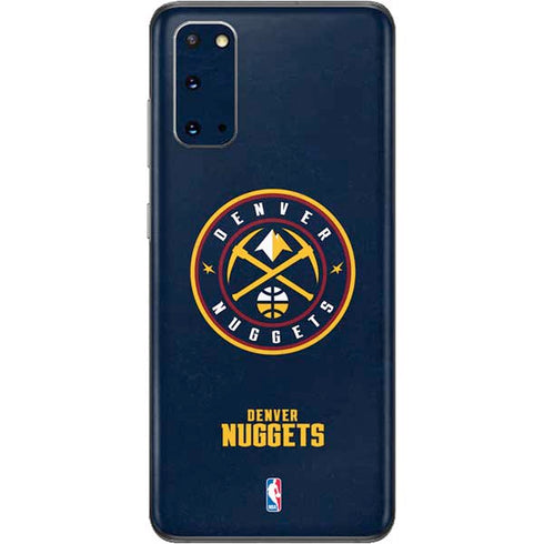 NBA Denver Nuggets Distressed Galaxy S20 Skin