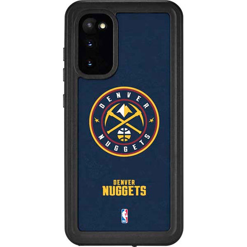 NBA Denver Nuggets Distressed Galaxy S20 Waterproof Case