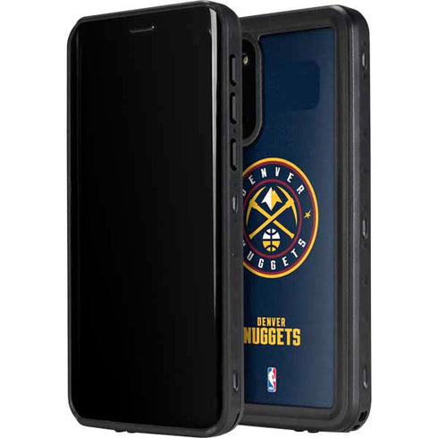NBA Denver Nuggets Distressed Galaxy S20 Waterproof Case
