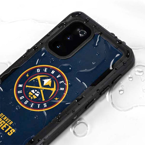 NBA Denver Nuggets Distressed Galaxy S20 Waterproof Case