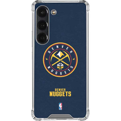 NBA Denver Nuggets Distressed Galaxy S23 Clear Case