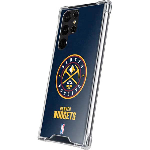 NBA Denver Nuggets Distressed Galaxy S24 Ultra Clear Case