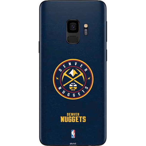 NBA Denver Nuggets Distressed Galaxy S9 Skin