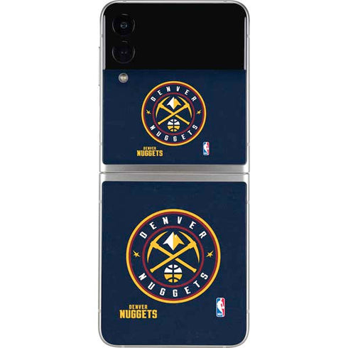 NBA Denver Nuggets Distressed Galaxy Z Flip3 5G Skin