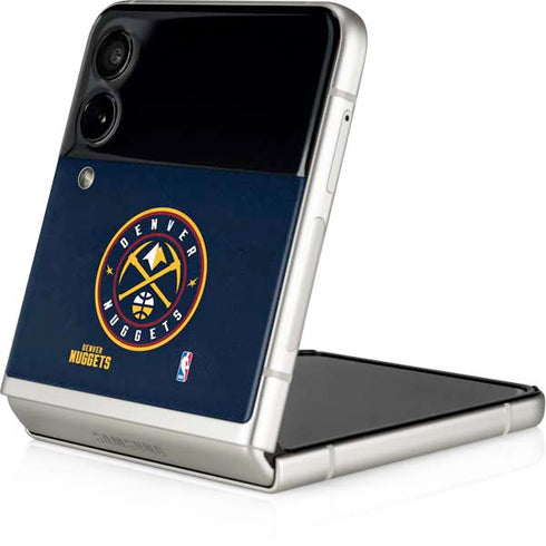 NBA Denver Nuggets Distressed Galaxy Z Flip3 5G Skin
