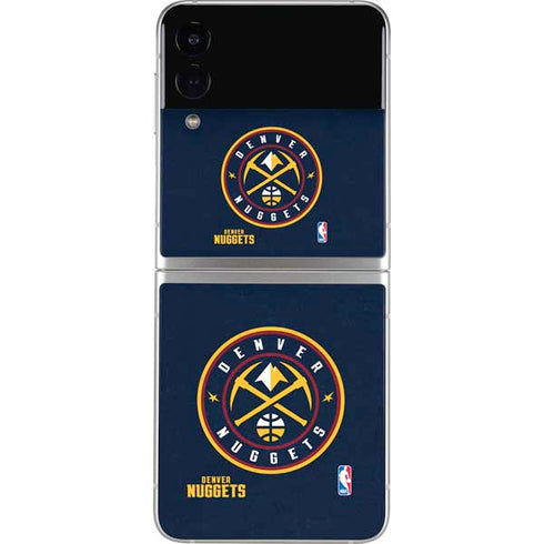 NBA Denver Nuggets Distressed Galaxy Z Flip4 5G Skin