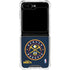 NBA Denver Nuggets Distressed Galaxy Z Flip5 5G Clear Case