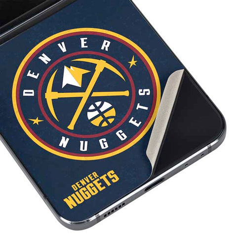 NBA Denver Nuggets Distressed Galaxy Z Flip5 5G Skin