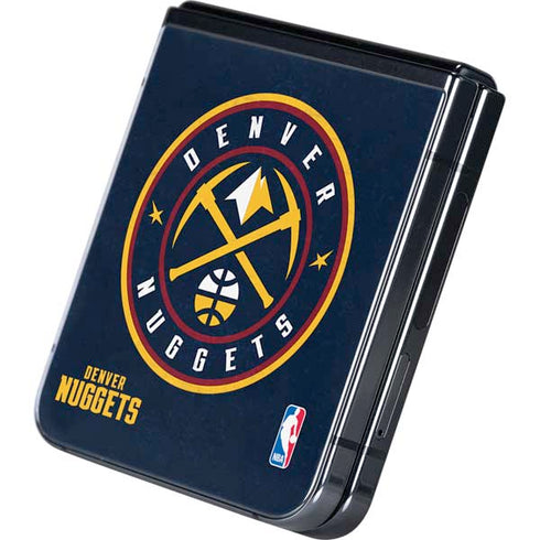NBA Denver Nuggets Distressed Galaxy Z Flip5 5G Skin