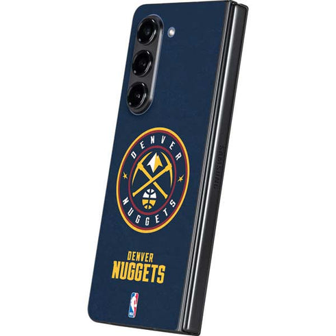 NBA Denver Nuggets Distressed Galaxy Z Fold5 5G Skin