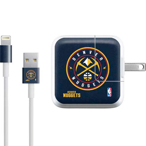 NBA Denver Nuggets Distressed iPad Charger (10W USB) Skin