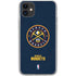 NBA Denver Nuggets Distressed iPhone 11 Clear Case
