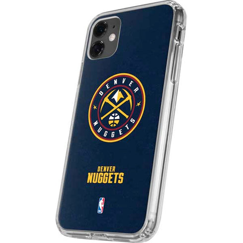 NBA Denver Nuggets Distressed iPhone 11 Clear Case