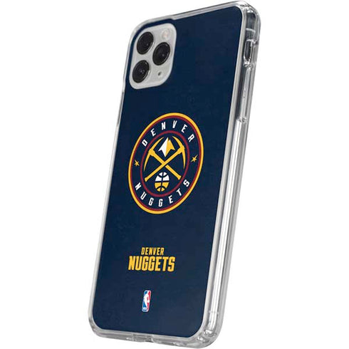 NBA Denver Nuggets Distressed iPhone 11 Pro Clear Case